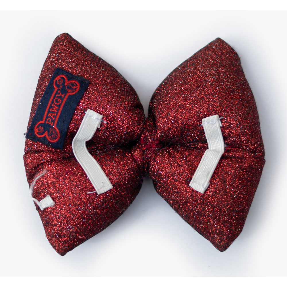 Pawgypets Party Wear Bowtie for Dogs and Cats (Red)