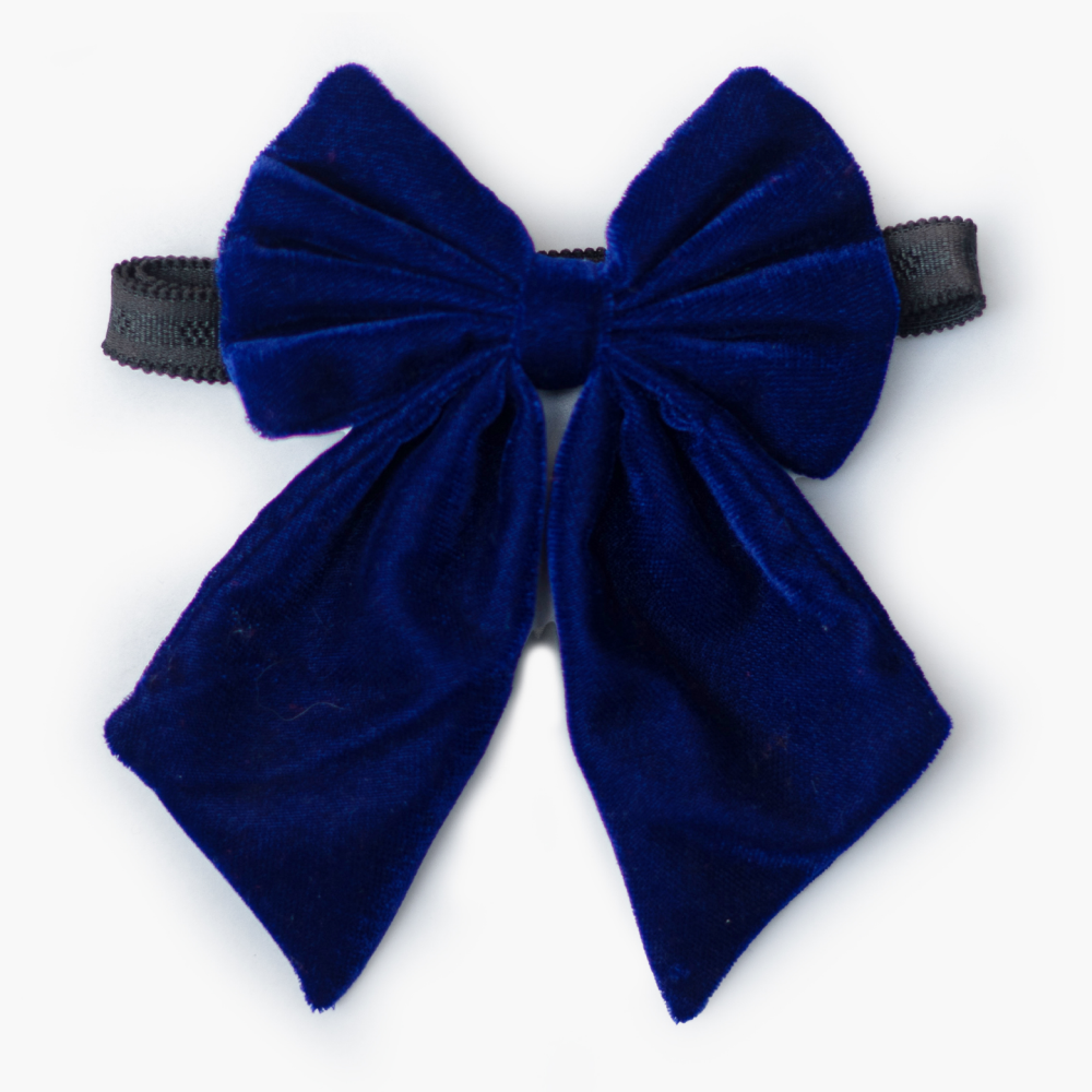 Pawgypets Pigtail Bowtie for Dogs and Cats (Blue)