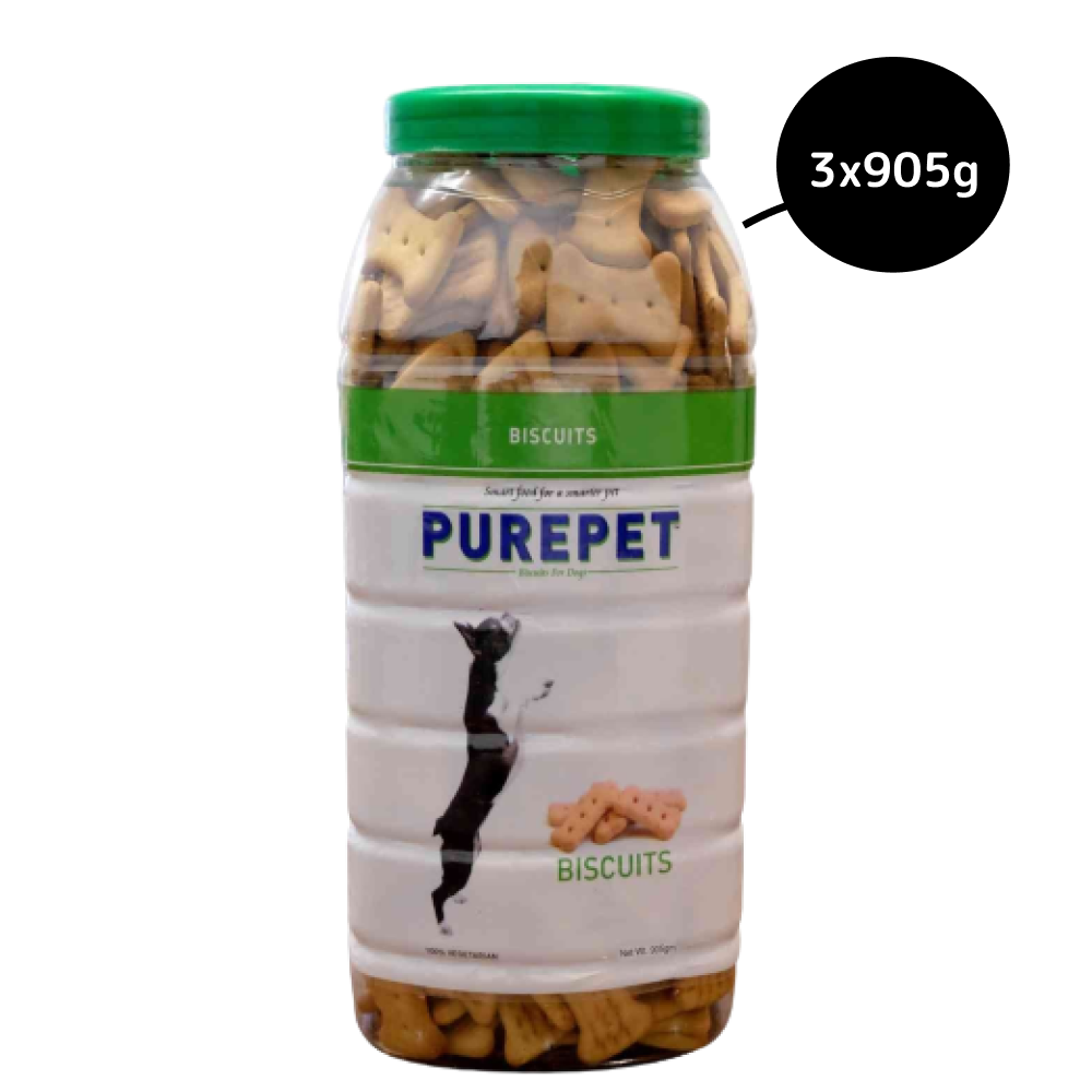 Purepet 100% Vegeterian Biscuit Dog Treats