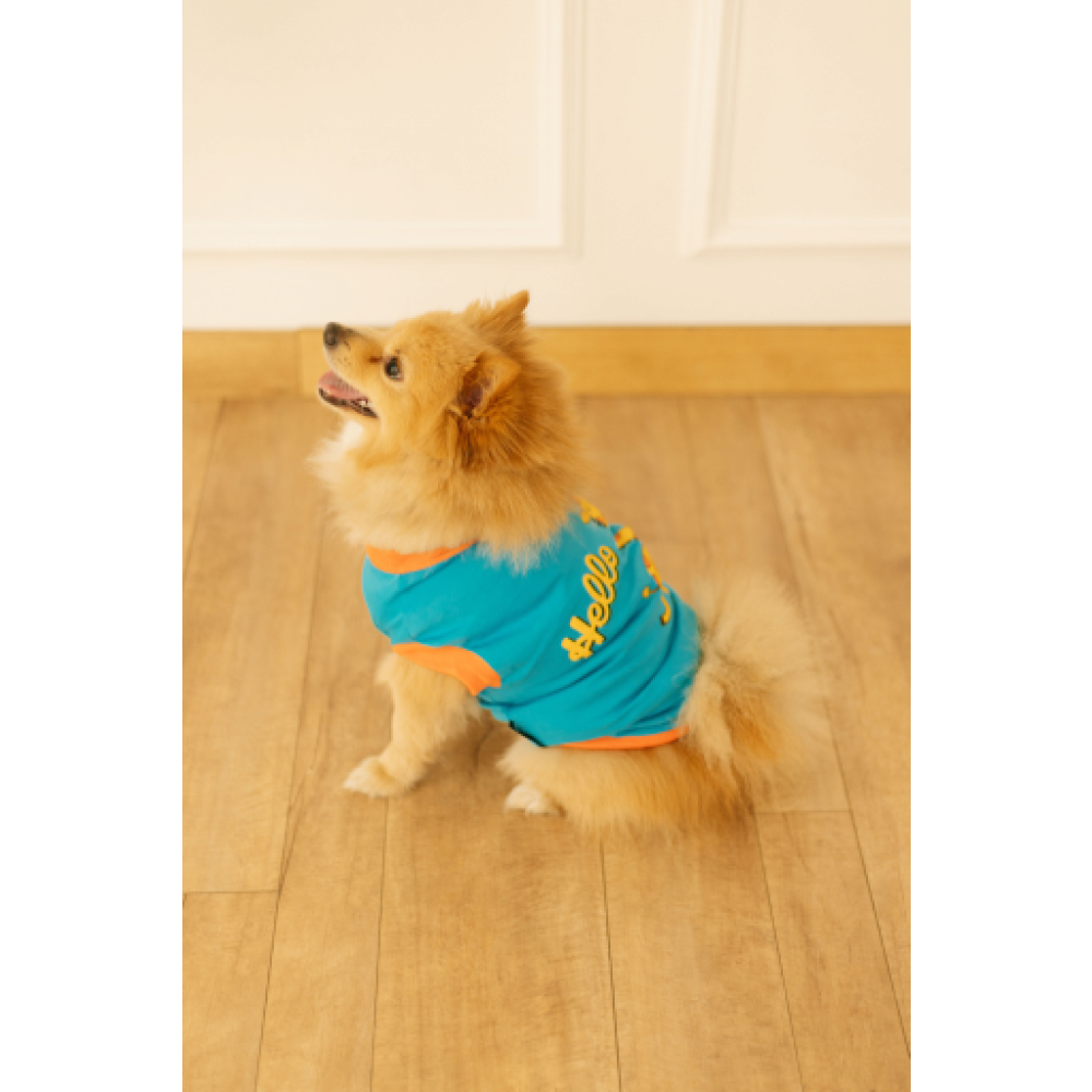 Pet Set Go Giraffe T-shirt for Dogs (Blue)