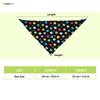 Skatrs Bandana for Dogs Stylish and Comfortable (Black) Both-Clothing & Accessories Skatrs