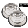 Skatrs Anti Skid Stainless Steel Bowl for Dogs and Cats (Buy 1 Get 1) Both-Bowls & Feeders Skatrs 400mL+400mL