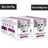 Kit Cat Chicken and Tuna Cat Wet Food (Buy 2 Get 1 Free) Cats-Wet Food Kit Cat 12x70g + 6x70g(Free)