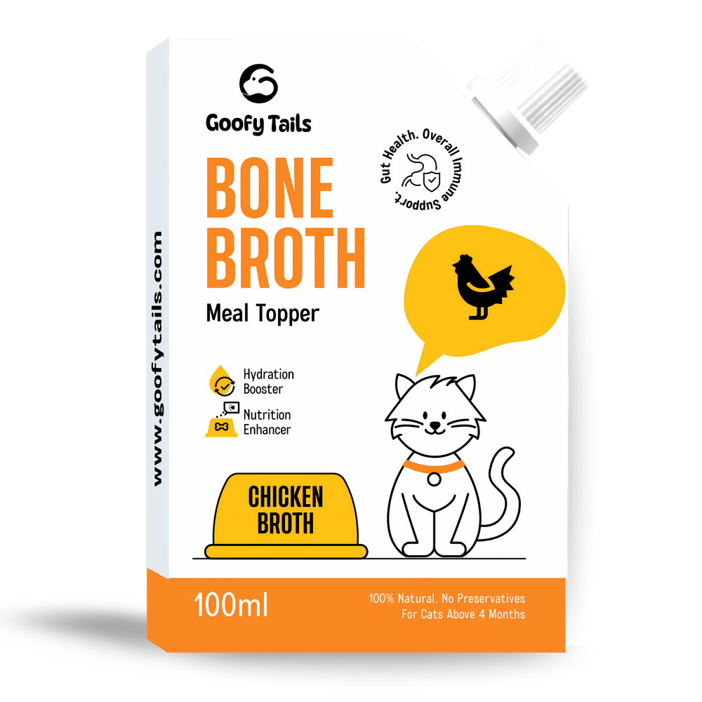 Goofy Tails Chicken Bone Broth for Cats Cats-Treats & Others Goofy Tails 100mL