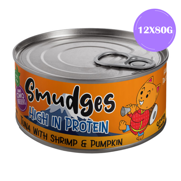Smudges Tuna Flakes with Shrimp and Pumpkin in Gravy Adult Cat Wet Food
