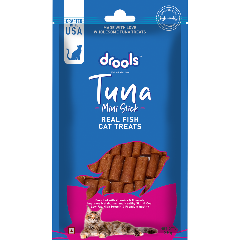 Drools Tuna Mini Sticks Cat Treats Cats-Treats & Others Drools 35g