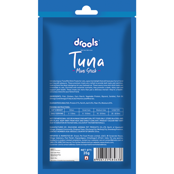 Drools Tuna Mini Sticks Cat Treats