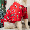 Pet Set Go Dashing through the Snow Shirt for Dogs (Red) Dogs-Clothing & Accessories Pet Set Go Dropship