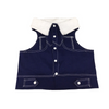 Dogobow Denim Jacket for Dogs and Cats (Navy Blue) (Get a Bow Free) Both-Clothing & Accessories Dogobow Dropship