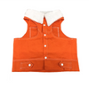 Dogobow Denim Jacket for Dogs and Cats (Orange) (Get a Bow Free) Both-Clothing & Accessories Dogobow Dropship