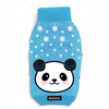 Dogobow Panda Knit Sweater for Dogs and Cats (Blue) (Get a Bow Free) Both-Clothing & Accessories Dogobow Dropship