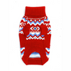 Dogobow Aztec Knit Sweater for Dogs and Cats (Red) (Get a Bow Free) Both-Clothing & Accessories Dogobow Dropship