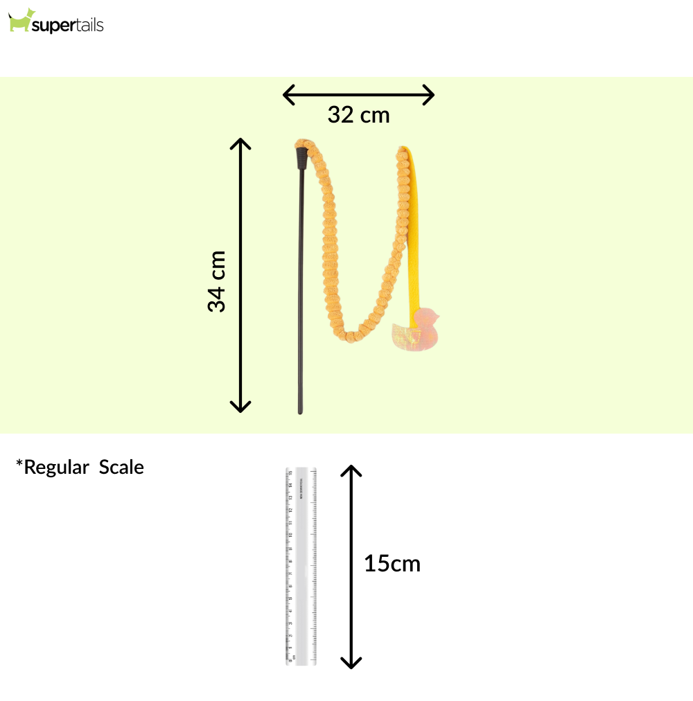 Barkbutler x Fofos Interactive Wand Teaser Toy for Cats Cats-Toys Barkbutler