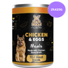 Dog Meal Chicken and Egg Meals Dog Wet Food Dogs-Wet Food Dog Meal 2x425g