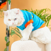 Pet Set Go Giraffe T-shirt for Cats (Blue) Cats-Clothing & Accessories Pet Set Go Dropship