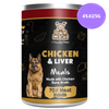 Dog Meal Chicken and Liver Meals Dog Wet Food Dogs-Wet Food Dog Meal 4x425g