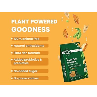 Bark Out Loud Naked Oats & Veggies, Veg Adult Dog Dry Food Dogs- Dry Food Bark Out Loud