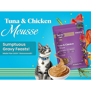 Bark Out Loud Fresh Tuna & Chicken Mousse Cat Wet Food