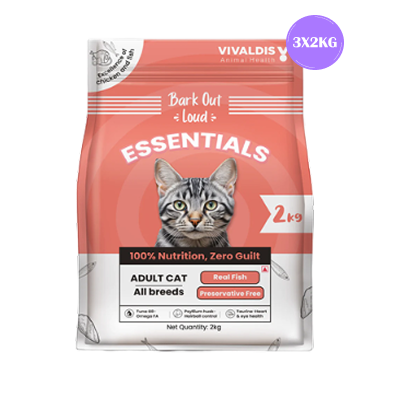 Bark Out Loud Essentials Real Fish Adult Cat Dry Food