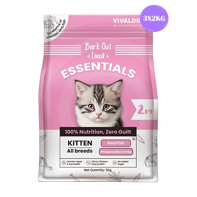 Bark Out Loud Essentials Real Fish Kitten Dry Food
