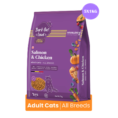 Bark Out Loud Salmon and Chicken Adult Cat Dry Food
