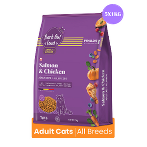 Bark Out Loud Salmon and Chicken Adult Cat Dry Food