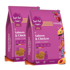 Bark Out Loud Salmon and Chicken Kitten Dry Food