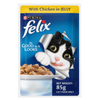 Purina Felix with Chicken in Jelly Complete and Balanced Adult Cat Wet Food Retail-Food Felix