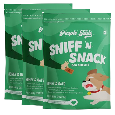 Purple Tails Honey and Oats Biscuits Dog Treat
