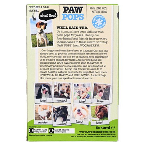 Woof & Brew Ice Paw Pops Dog Treat Dog Treats + Others Woof & Brew
