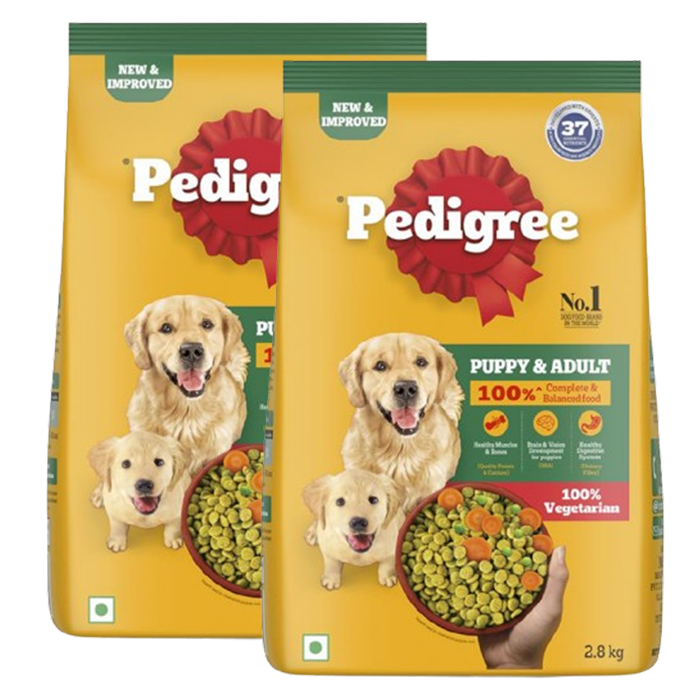 Pedigree 100% Vegetarian Puppy and Adult Veg Dog Dry Food