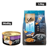 Sheba Pure Tuna Filets in Jelly Premium Cat Wet Food Cats-Wet Food Sheba 96x85g + 1.5kg