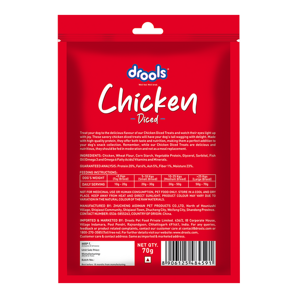 Drools Chicken Diced Dog Treats