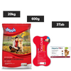 Zoetis Simparica Trio 20-40kg Tick & Flea Control Tablets, Drools Optimum Performance Adult Dry Food, Drools Absolute Calcium Bones Treats Dog Combo Exclusive Combo Exclusive Combo 20kg+600g+3Tab