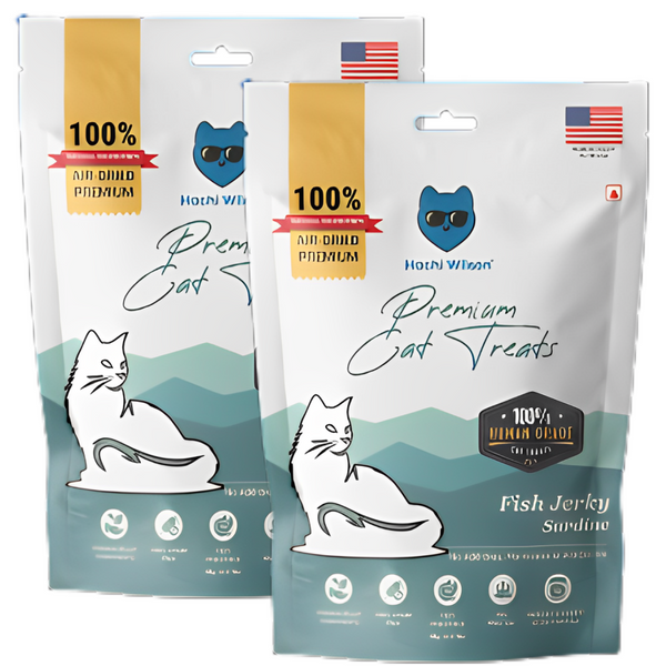 Hachi Wilson Premium Sardine Fish Jerky Cat Treat