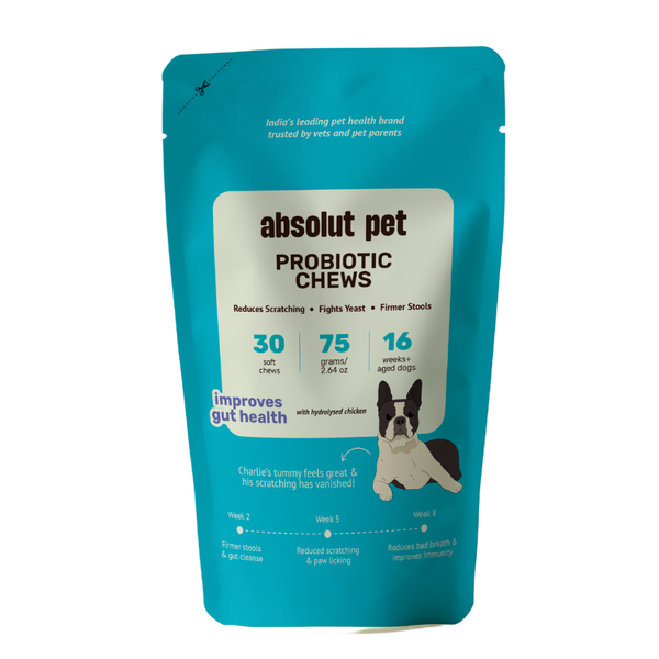 Absolut Pet Probiotics Gut Health Dog Supplements(30pcs)