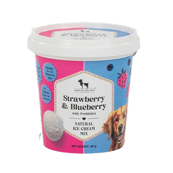 HUFT Strawberry & Blueberry with Prebiotics Ice Cream for Dogs