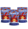 Bennys Bowl Chicken and Blueberry Jerky Dog Treats Dog Treats + Others Bennys Bowl 3x50g