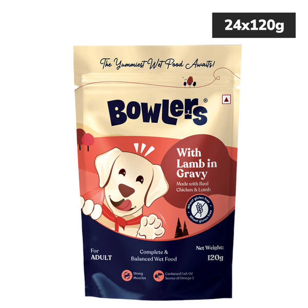 Bowlers Lamb in Gravy Adult Dog Wet Food