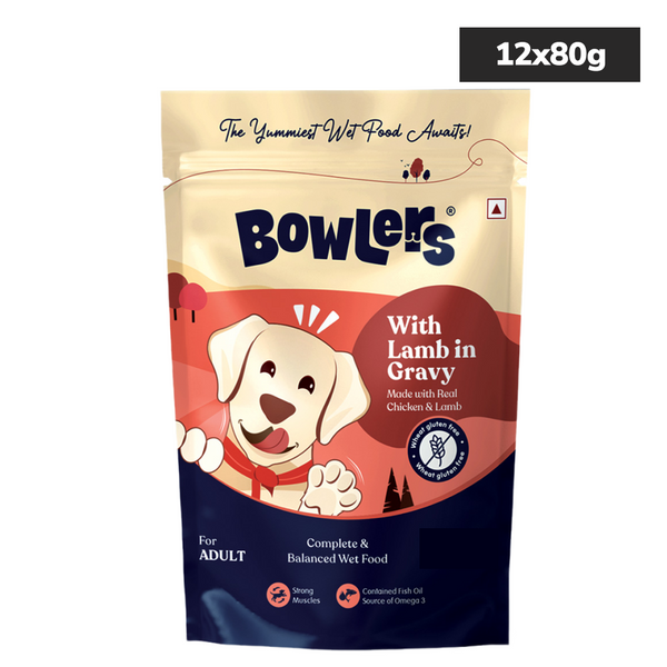 Bowlers Lamb in Gravy Adult Dog Wet Food