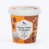 HUFT Peanut Butter & Banana with Prebiotics Natural Ice Cream for Dogs Dog Treats + Others Heads Up for Tails 40g