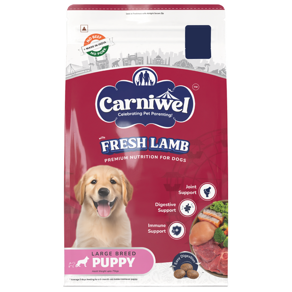 Carniwel Fresh Lamb Large Breed Puppy Dog Dry Food (50g)