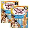INABA Churu Roll Chicken Recipe Wraps Chicken with Cheese Recipe Dog Treats Dog Treats + Others INABA 2x96g