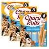 INABA Churu Roll Chicken Recipe Wraps Chicken with Cheese Recipe Dog Treats Dog Treats + Others INABA 3x96g