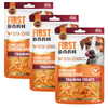 First Bark Chicken Cheese Ham Training Dog Treat Dog Treats + Others First Bark 3x70g