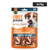 First Bark Chicken and Carrot Sandwich Jerky Dog Treat Dog Treats + Others First Bark 6x70g