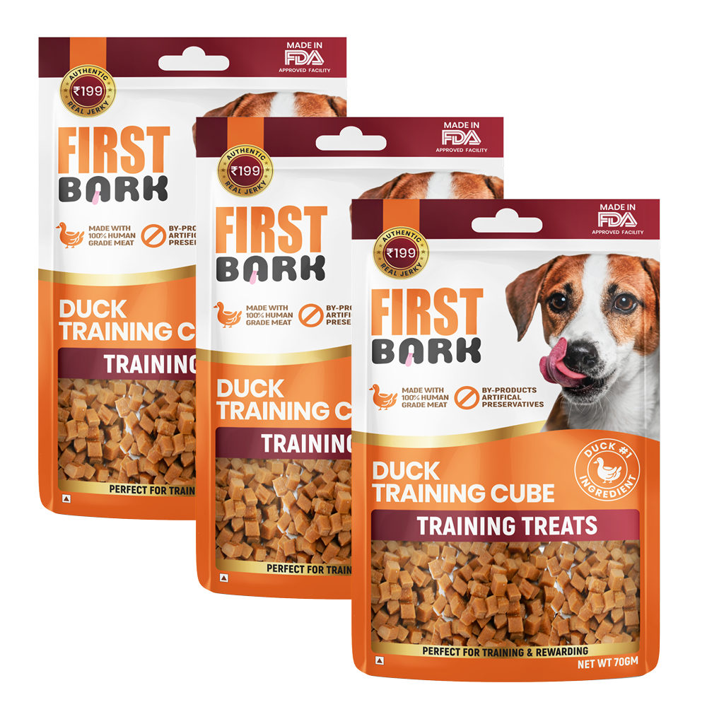 First Bark Duck Training Cubes Jerky Dog Treat Dog Treats + Others First Bark