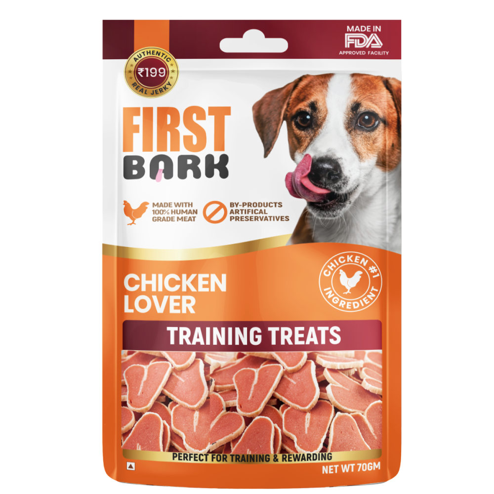 First Bark Chicken Lover Jerky Dog Treat Dog Treats + Others First Bark 70g