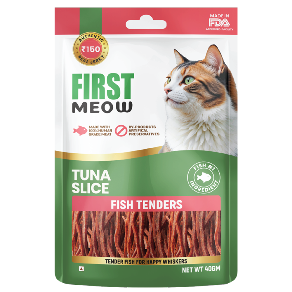 First Meow Tuna Slice Jerky Cat Treat Cats-Treats & Others First Meow 40g