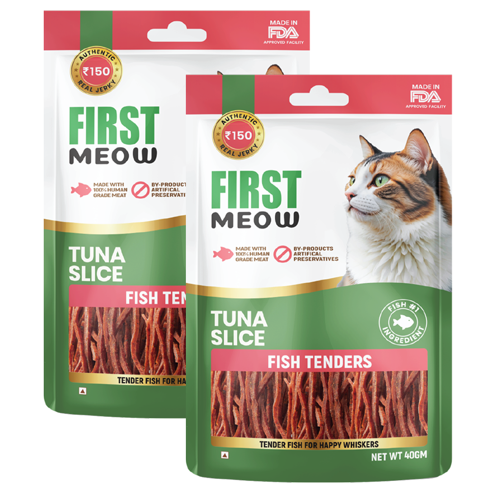 First Meow Tuna Slice Jerky Cat Treat Cats-Treats & Others First Meow 2x40g